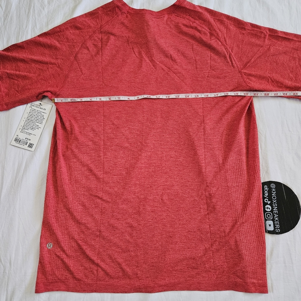 Lululemon Metal Vent Tech Short Sleeve 2.0 DCO/BLK Black Mens Size XLarge - Picture 7 of 8